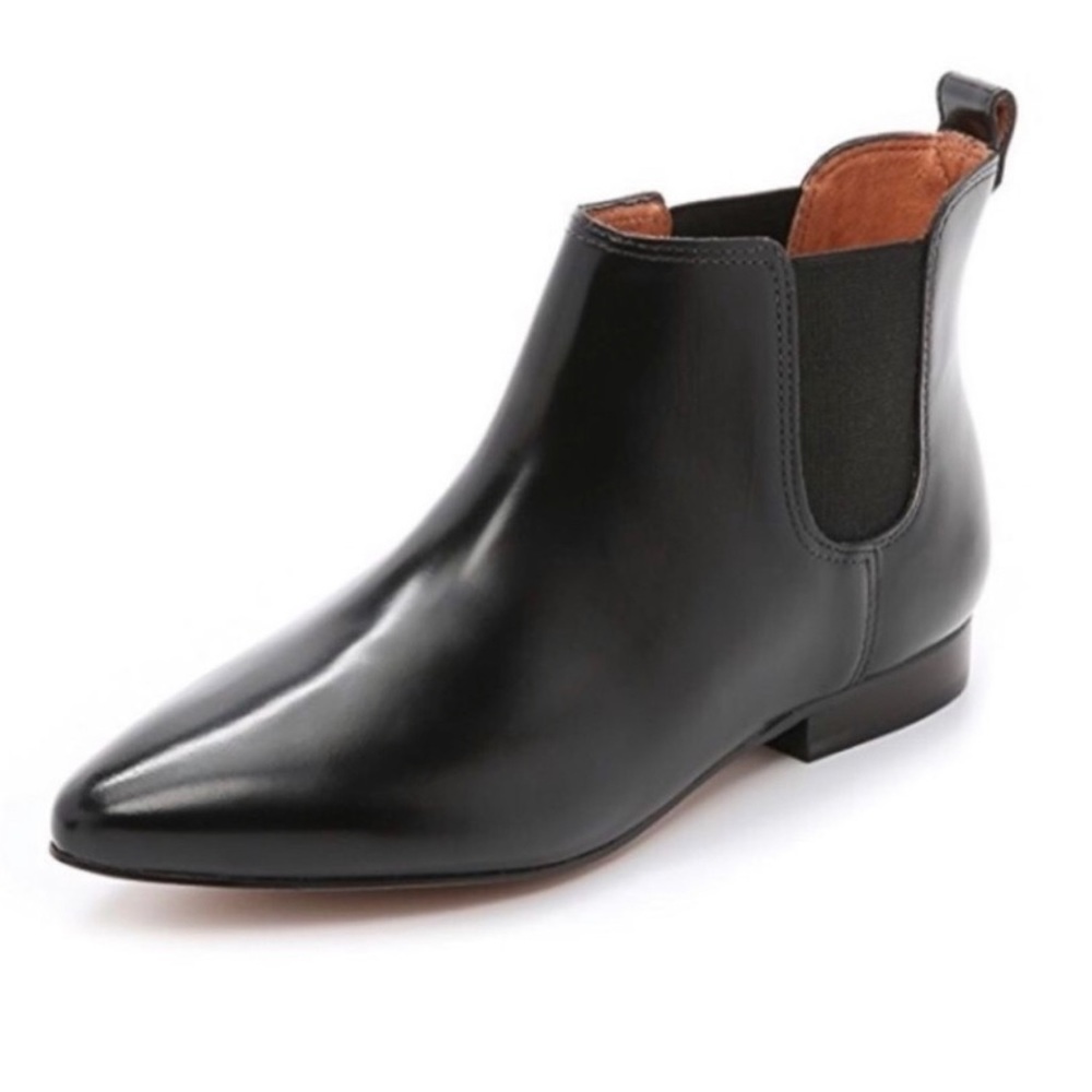 Madewell Nico Leather Chelsea Boots Black